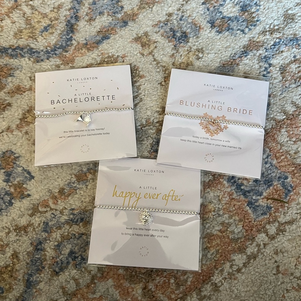 Katie Loxton wedding bracelets